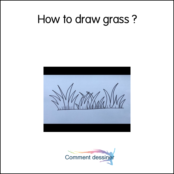 How to draw grass